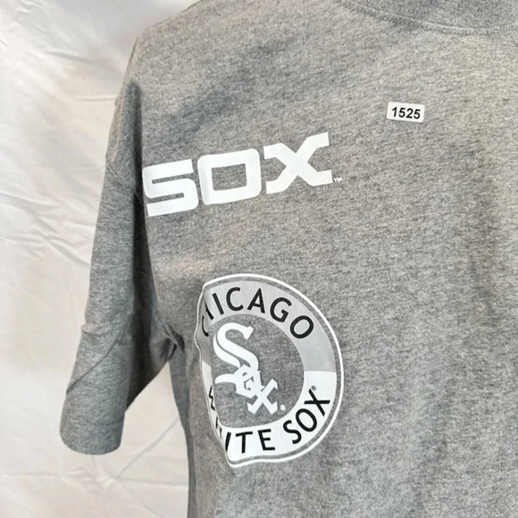 Mitchell & Ness City Collection SS Tee Chicago White Sox Gray Heather Size Large - Picture 7 of 12